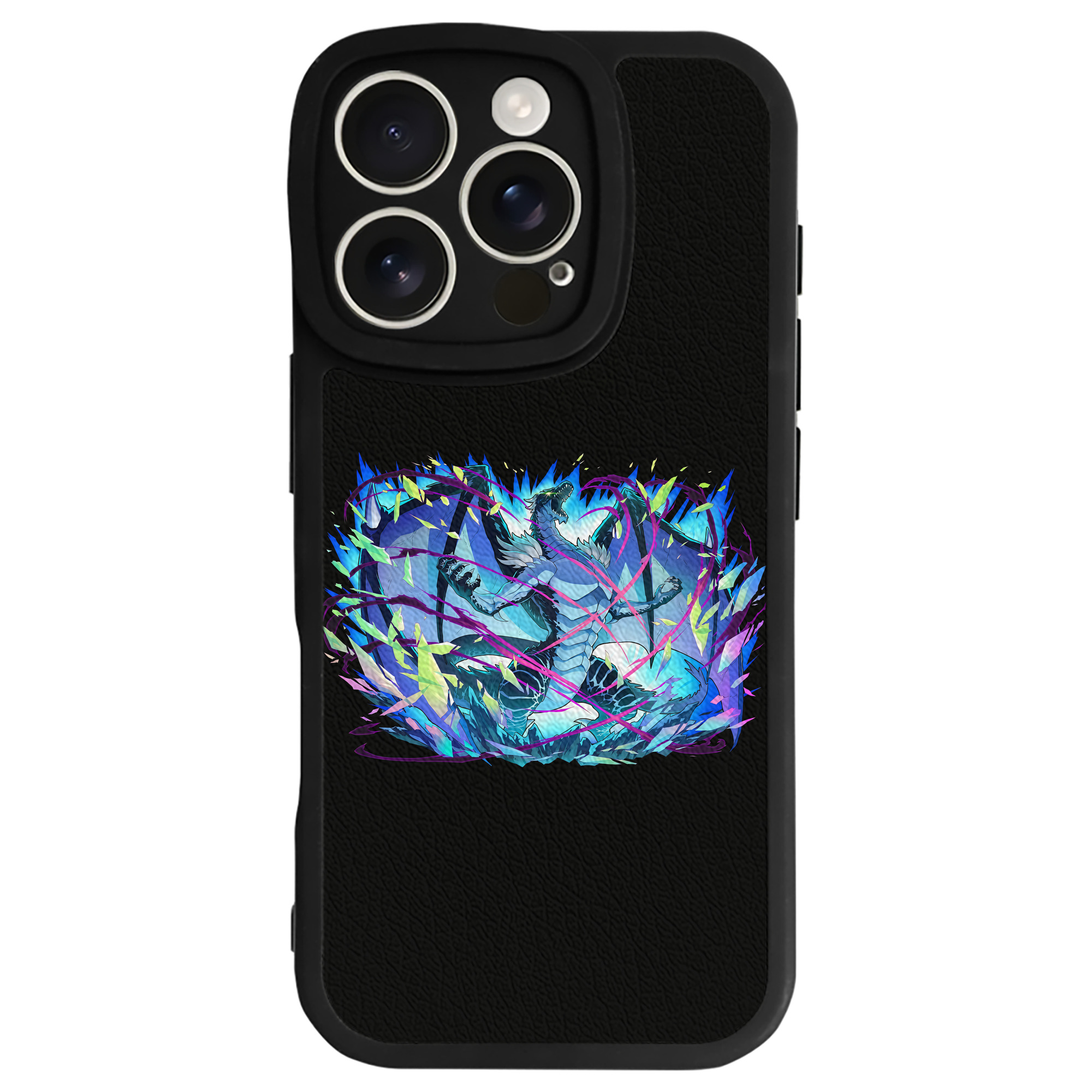 （画像用） 転スラ Regarding Reincarnated to Slime 【iPhone 16シリーズ対応】シリコンスマホケース（レザー調） 材質：シリコン